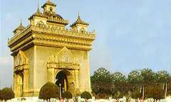 Anousavari Monument in Vientiane