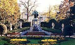 The Sablon Square in Brussels