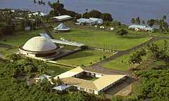 Old and New Parliament Buildings in Apia-Faleolo Airport