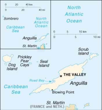 Map Of Anguilla