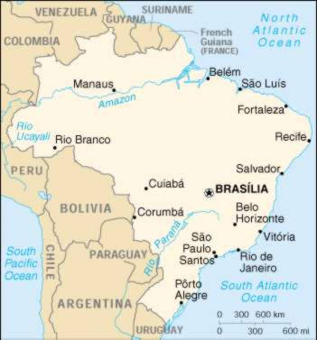 Map Of Brazil