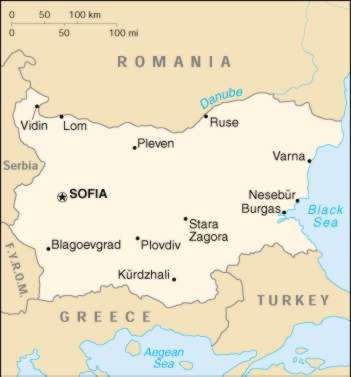 Map Of Bulgaria. Bulgaria Maps