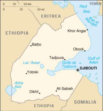 Map Of Djibouti