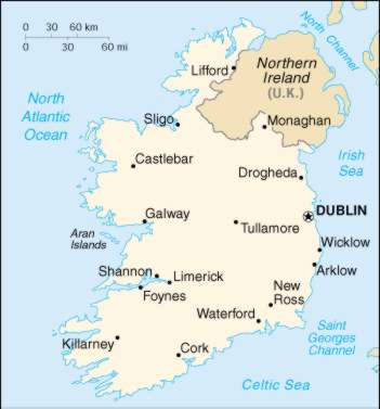 Map Of Ireland