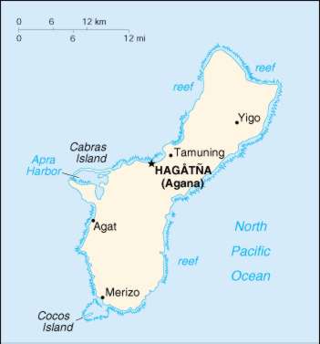 Map Of Guam