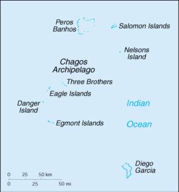 Map Of British Indian Ocean Territory 