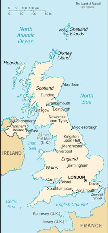 Map Of United Kingdom 