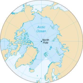 Map Of Arctic Ocean 